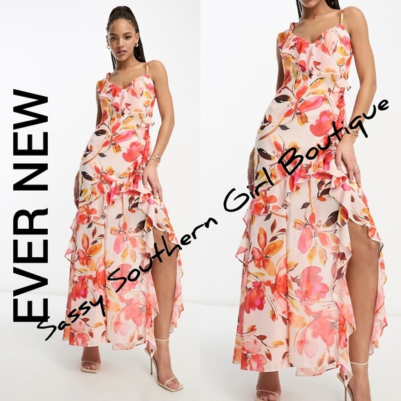 🆕⭐EVER NEW floral maxi dress - Picture 1 of 10